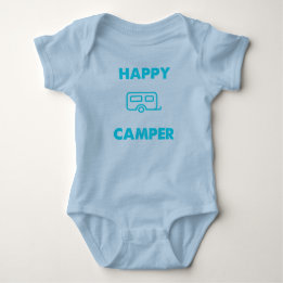 Para Bebê Feliz Camper - Baby One Piece Body Suit