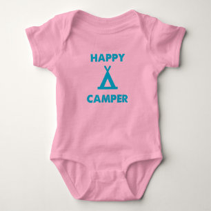 Para Bebê Feliz Camper - Baby One Piece Body Suit