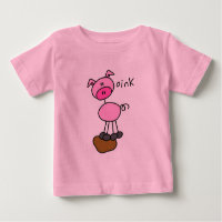 Figura camiseta e presentes da vara do porco