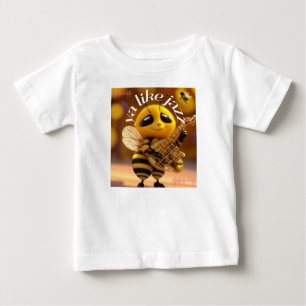 Para Bebê filme de abelha como camiseta jazz