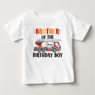 Para Bebê Fogo Irmão Da Camiseta De Nascimento