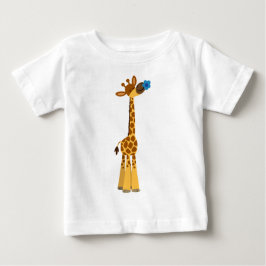 Para Bebê Girafa e camiseta de bebê, bonitinha