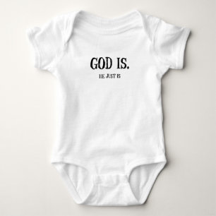 Para Bebê GOD IS baby body