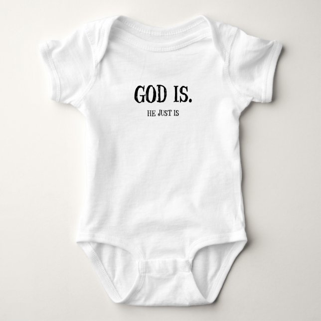 Para Bebê GOD IS baby body (Frente)