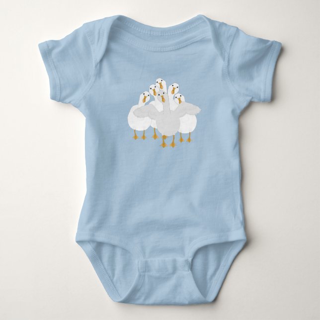 Para Bebê Goose Who Baby Body (Frente)