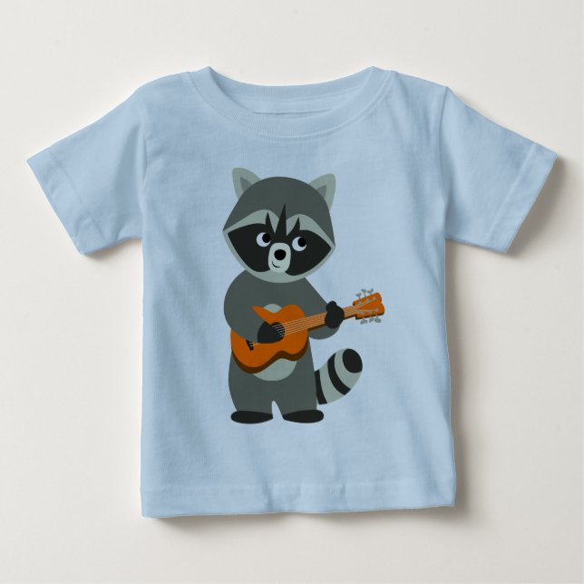Para Bebê Guitarra, Camiseta, Camiseta (Frente)