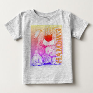 Para Bebê HAMbWG - Camiseta Infantil - Urso de Pelúcia