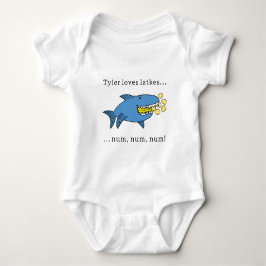 Para Bebê Hanukkah Love Latkes/Baby Body Jersey Baby Bodysui