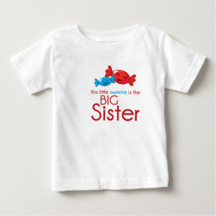 Para Bebê Irmã Grande Camiseta