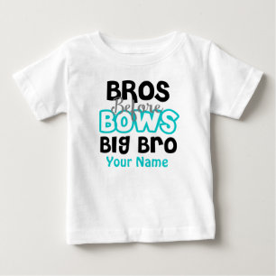 Para Bebê Irmãos antes de Arcos, camiseta personalizada do B