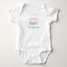Para Bebê IRMÃZINHA PERSONALIZADA body 