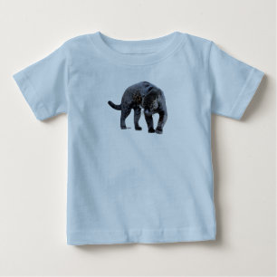 Para Bebê Jaguar Diablo, camiseta azul-bebê