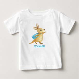 Para Bebê Kangaroo Bonito - Camiseta Superior Personalizada