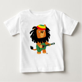 Para Bebê Leão de animação bonito de camiseta Zion Baby