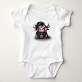Para Bebê Macacão do Axolote Goth, Body Infantil
