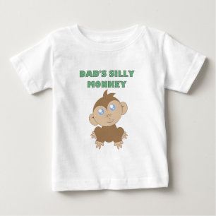 Para Bebê Macaco Bobo - Camiseta Baby Fine Jersey