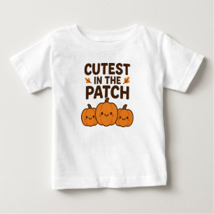 Para Bebê Mais Fofo do Pomar – Camiseta Infantil de Abóbora