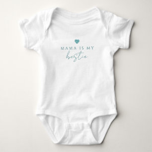 Para Bebê Mama É Minha Melhor Amiga Body Infantil Glam Tea
