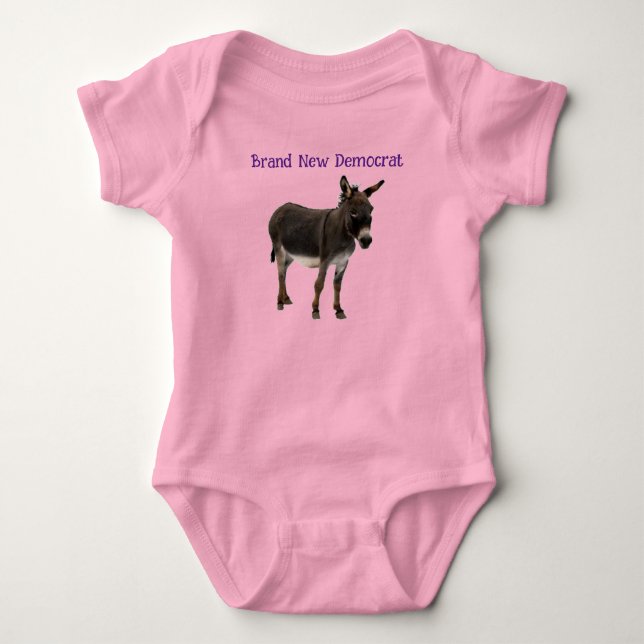 Para Bebê Marca New Democrat Baby Body Suit (Frente)