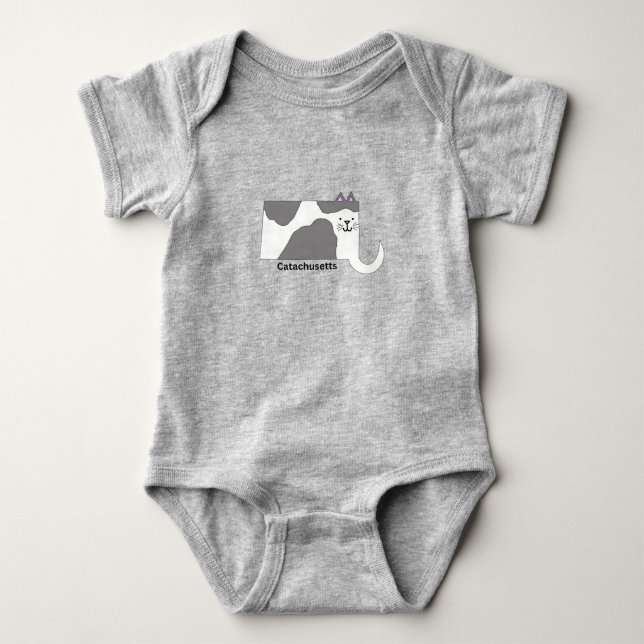 Para Bebê Massachussets CatMassachusetts Baby Body (Frente)