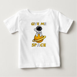 Para Bebê ME DÊ ESPAÇO Camiseta Fofa de Astronauta Amante do
