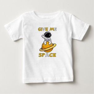 Para Bebê ME DÊ ESPAÇO Camiseta Fofa de Astronauta Amante do