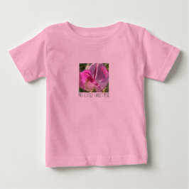 Para Bebê Minha camiseta de ervilha doce