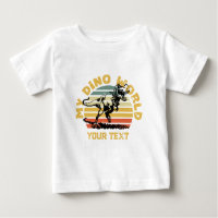 Minha camiseta Dino World Baby Fine Jersey