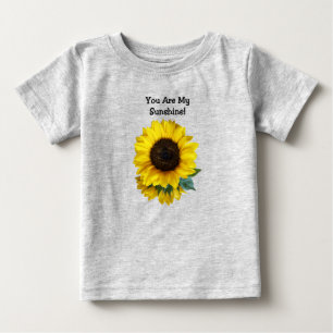 Para Bebê Minha Camiseta Sunshine Baby Fine Jersey