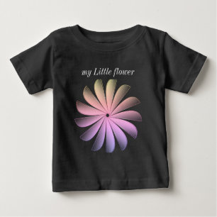 Para Bebê minha flor Baby camiseta