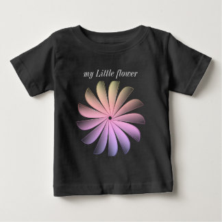 Para Bebê minha flor Baby camiseta