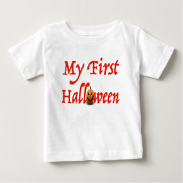 Para Bebê minha primeira criança de camiseta de halloween