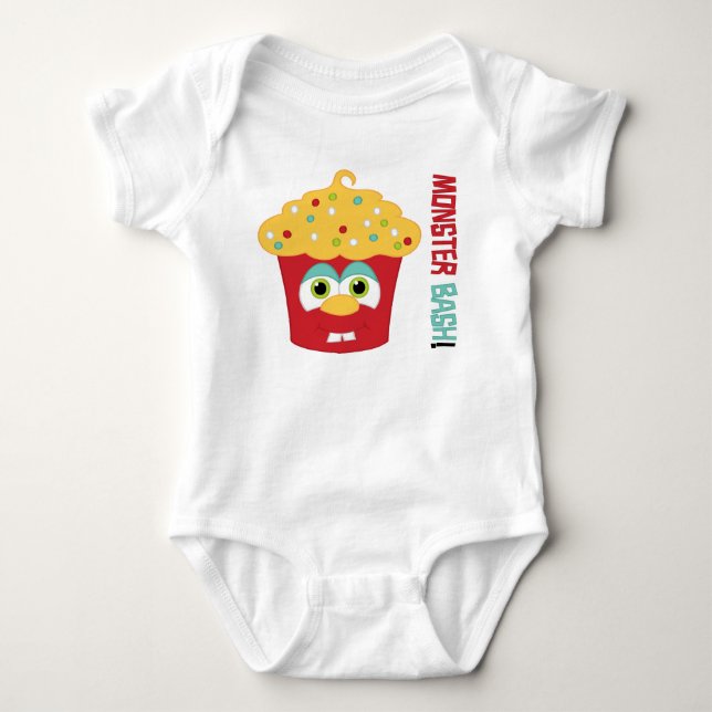 Para Bebê Monster Bash Body Suit (Frente)