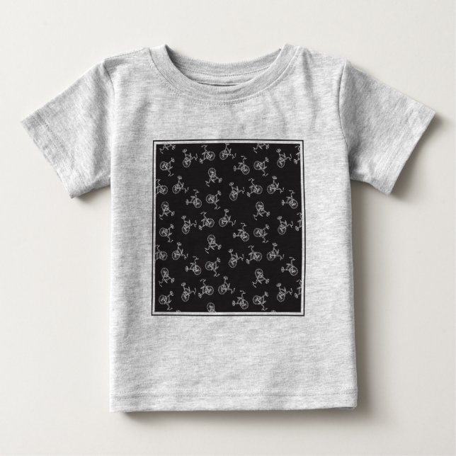Para Bebê Muitas trikes, camiseta de suor (Frente)