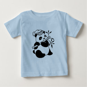 Para Bebê munchies de panda de festas de camiseta infantil