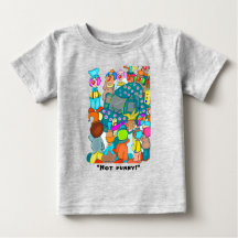 Não é Engraçado! Camiseta Baby Boy