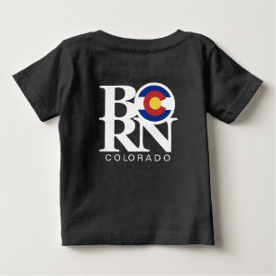 Para Bebê NASCER Colorado Dark Camiseta