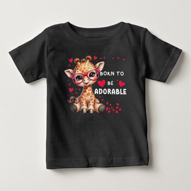Para Bebê Nascer de ser uma camiseta adorável (Frente)