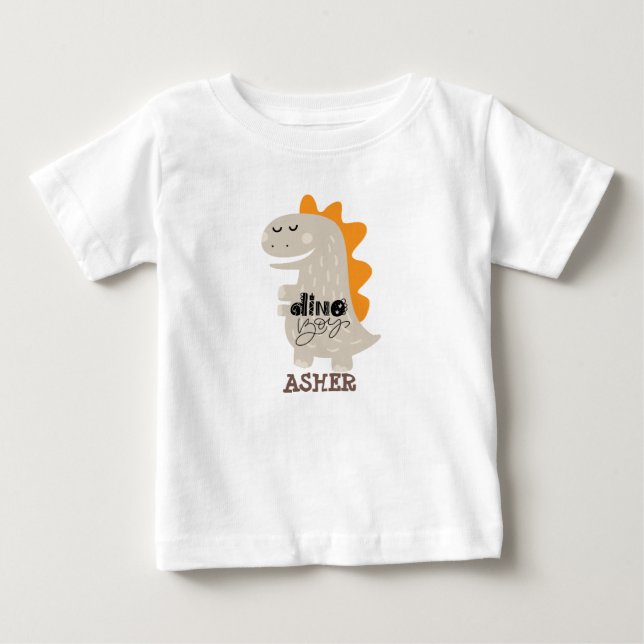 Para Bebê Nome personalizado, camiseta bonitinha de criança  (Frente)