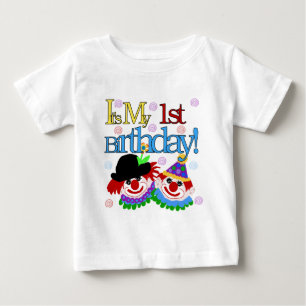 Para Bebê O bobo Clowns camiseta e presentes do primeiro