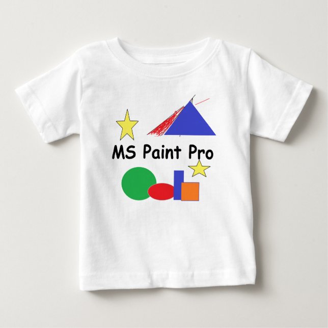 Para Bebê O MS pinta a Pro camiseta da criança (Frente)