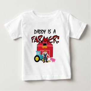 Para Bebê O pai é camiseta e presentes de um fazendeiro
