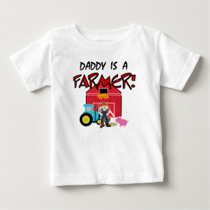 Para Bebê O pai é camiseta e presentes de um fazendeiro
