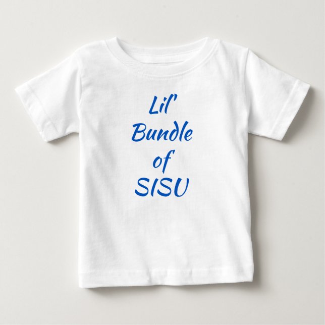 Para Bebê Pacote de Camiseta de SisU - Camiseta Finlandesa (Frente)