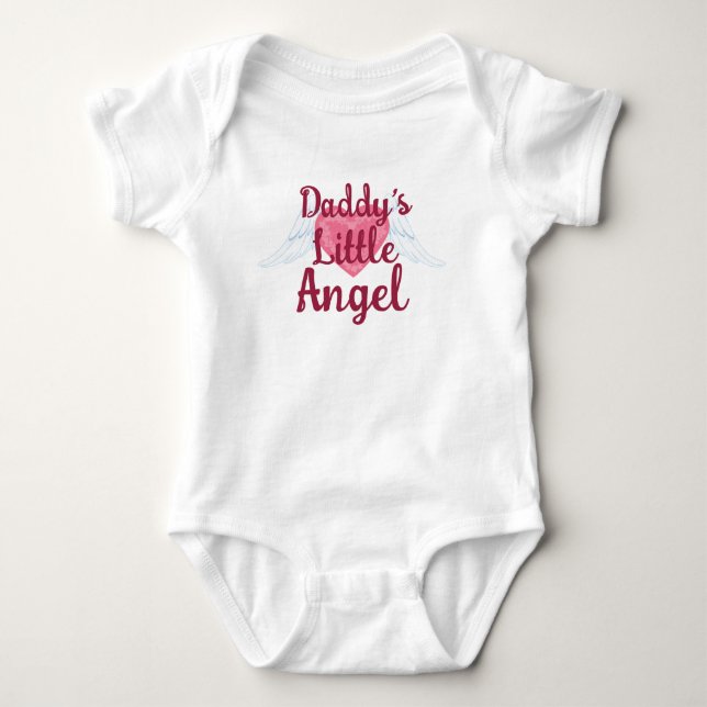 Para Bebê Pai Angel Baby Body (Frente)
