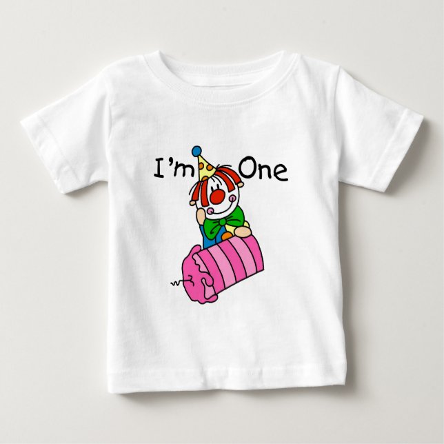 Para Bebê Palhaço com o camiseta e os presentes do primeiro (Frente)