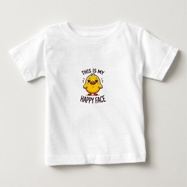 Para Bebê pato rabugento. Esta é a minha camiseta engraçada. (Frente)