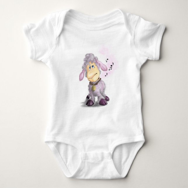 Para Bebê Pequena Lambe com Bell Baby Body (Frente)