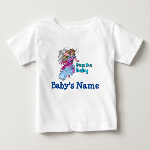 Para Bebê Personalizado (nome do bebê) Abençoe a camiseta