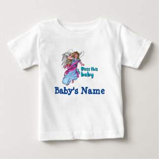 Para Bebê Personalizado (nome do bebê) Abençoe a camiseta do